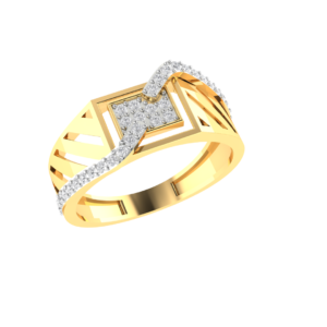 Diamond Gents Ring 56