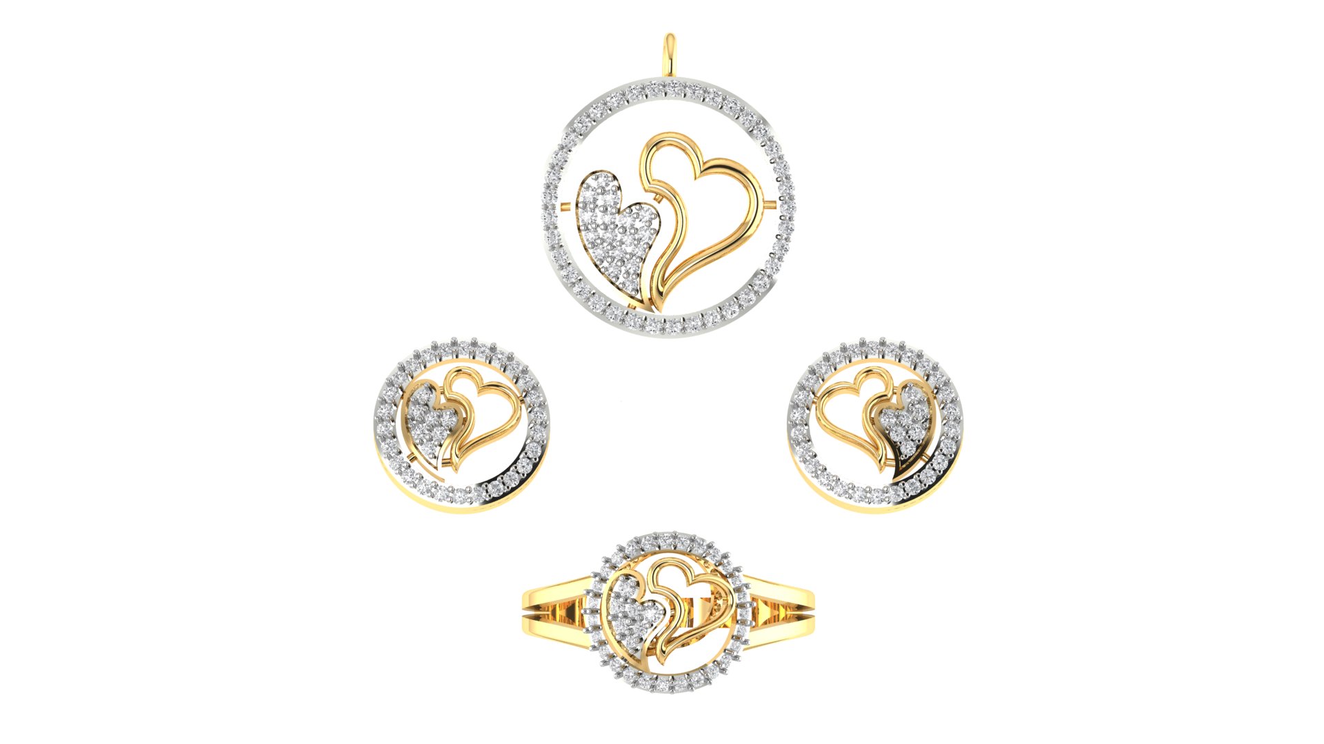 DPS (65) Diamond Pendent Set 65