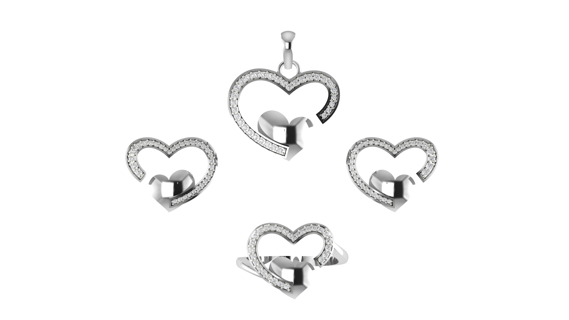 DPS (66) Diamond Pendent Set 66