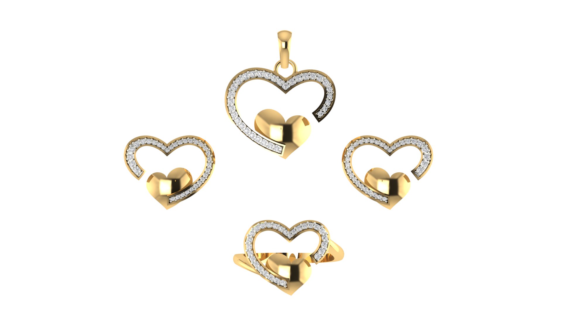 DPS (66) Diamond Pendent Set 66