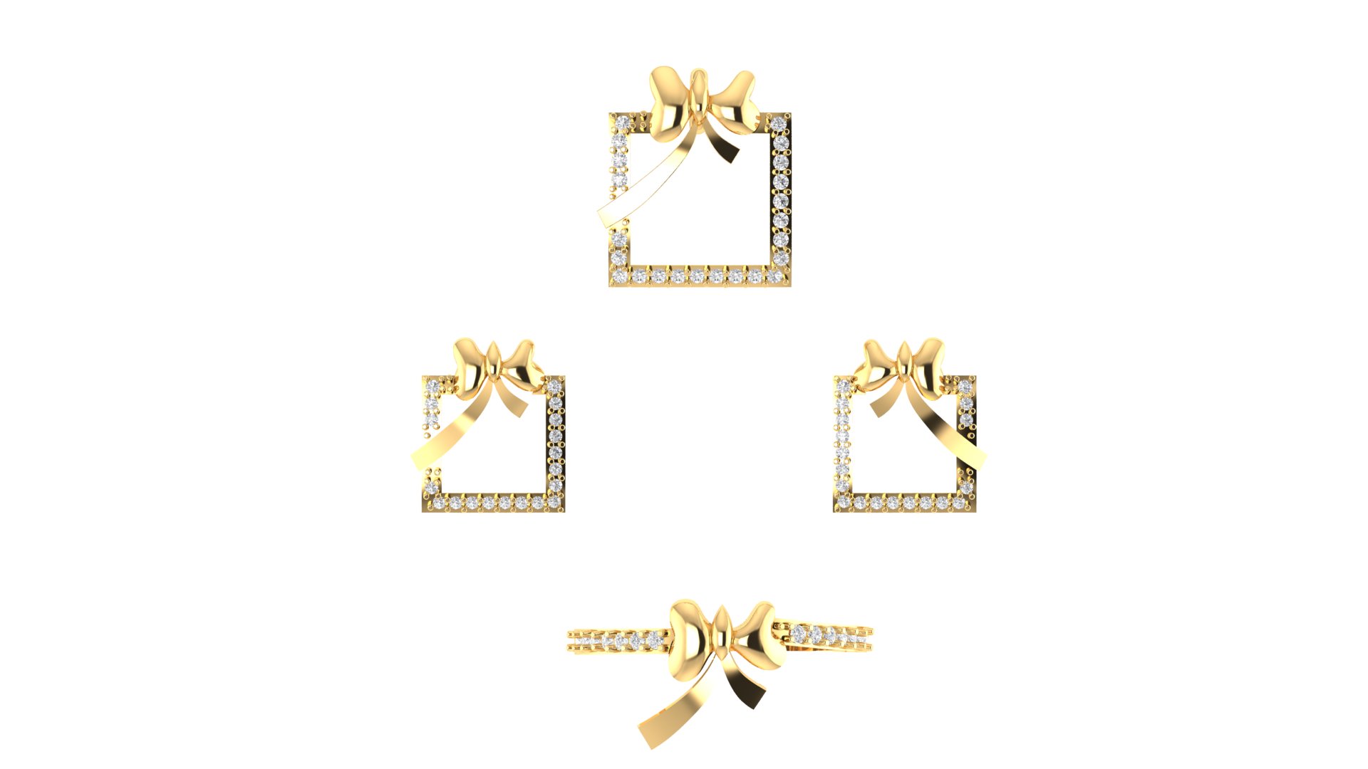 DPS (67) Diamond Pendent Set 67