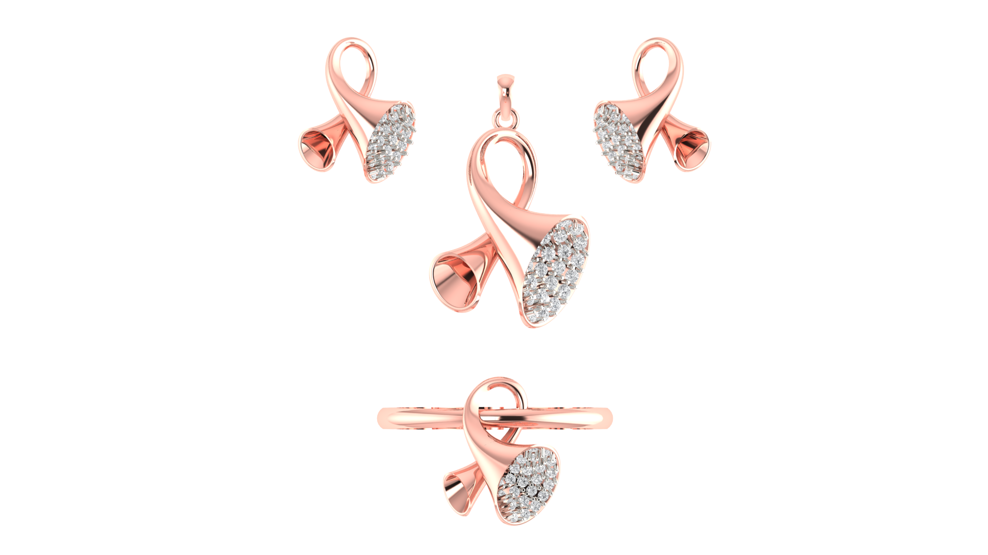 DPS (68) Diamond Pendent Set 68