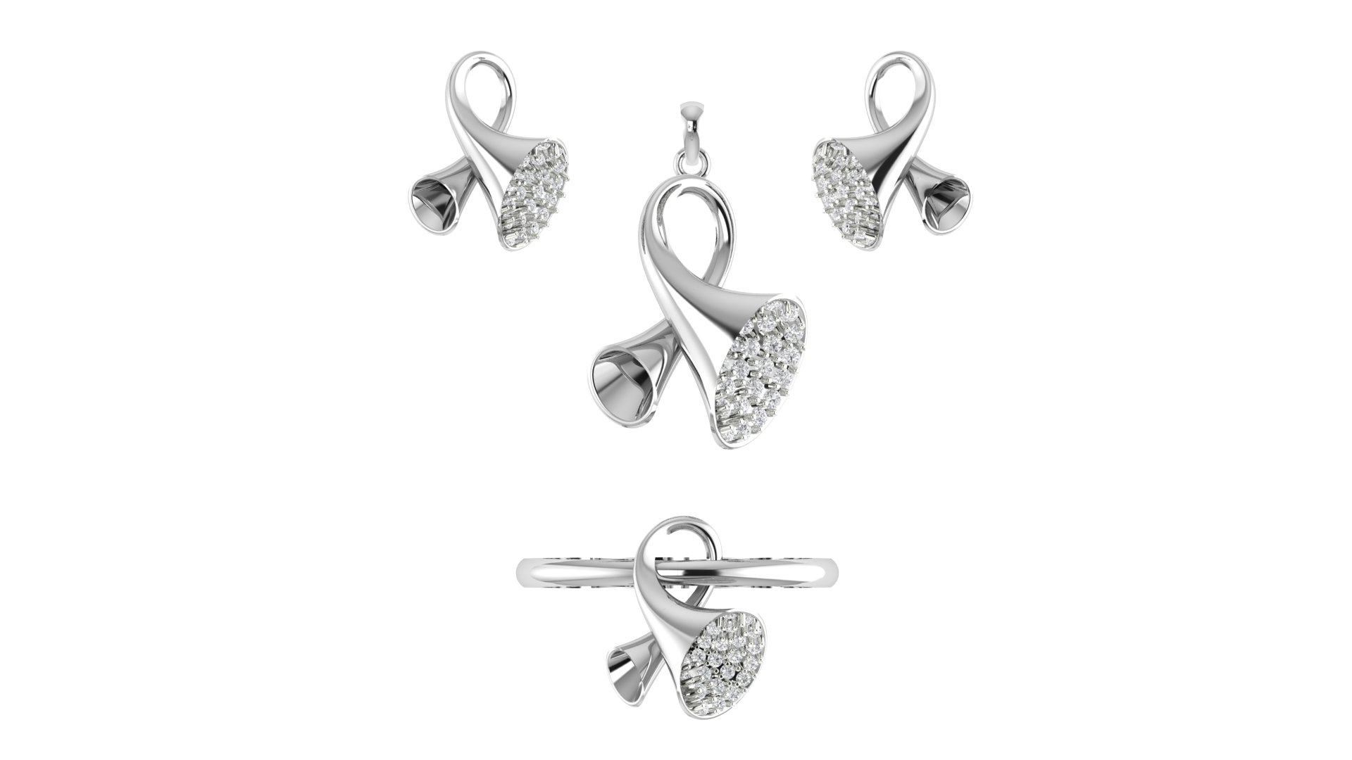 DPS (68) Diamond Pendent Set 68