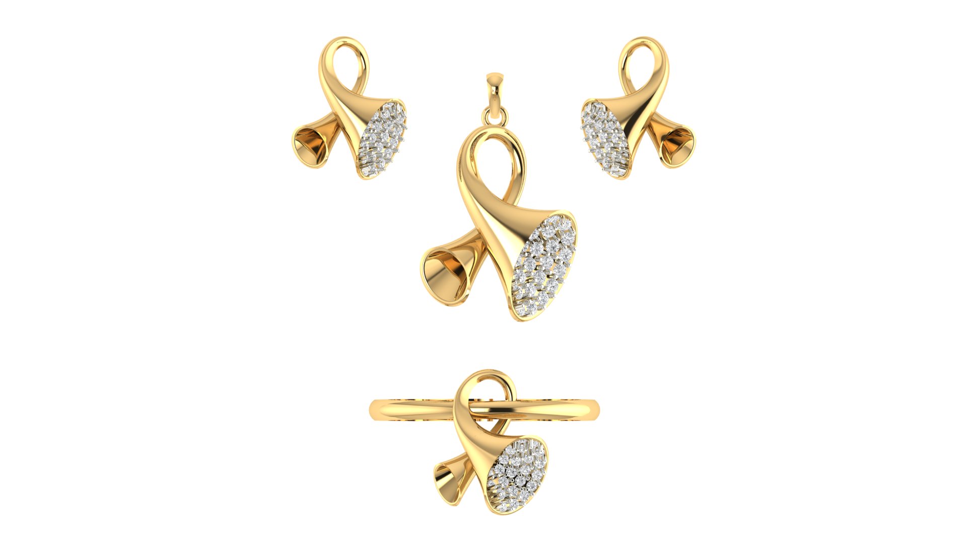 DPS (68) Diamond Pendent Set 68