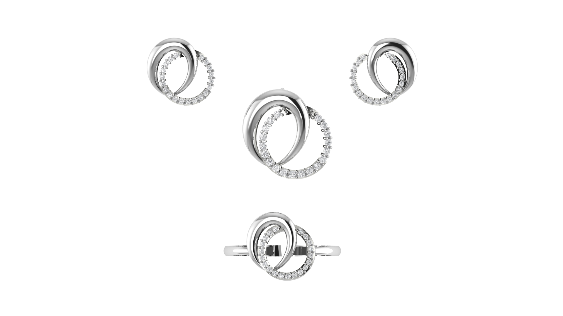 DPS (69) Diamond Pendent Set 69