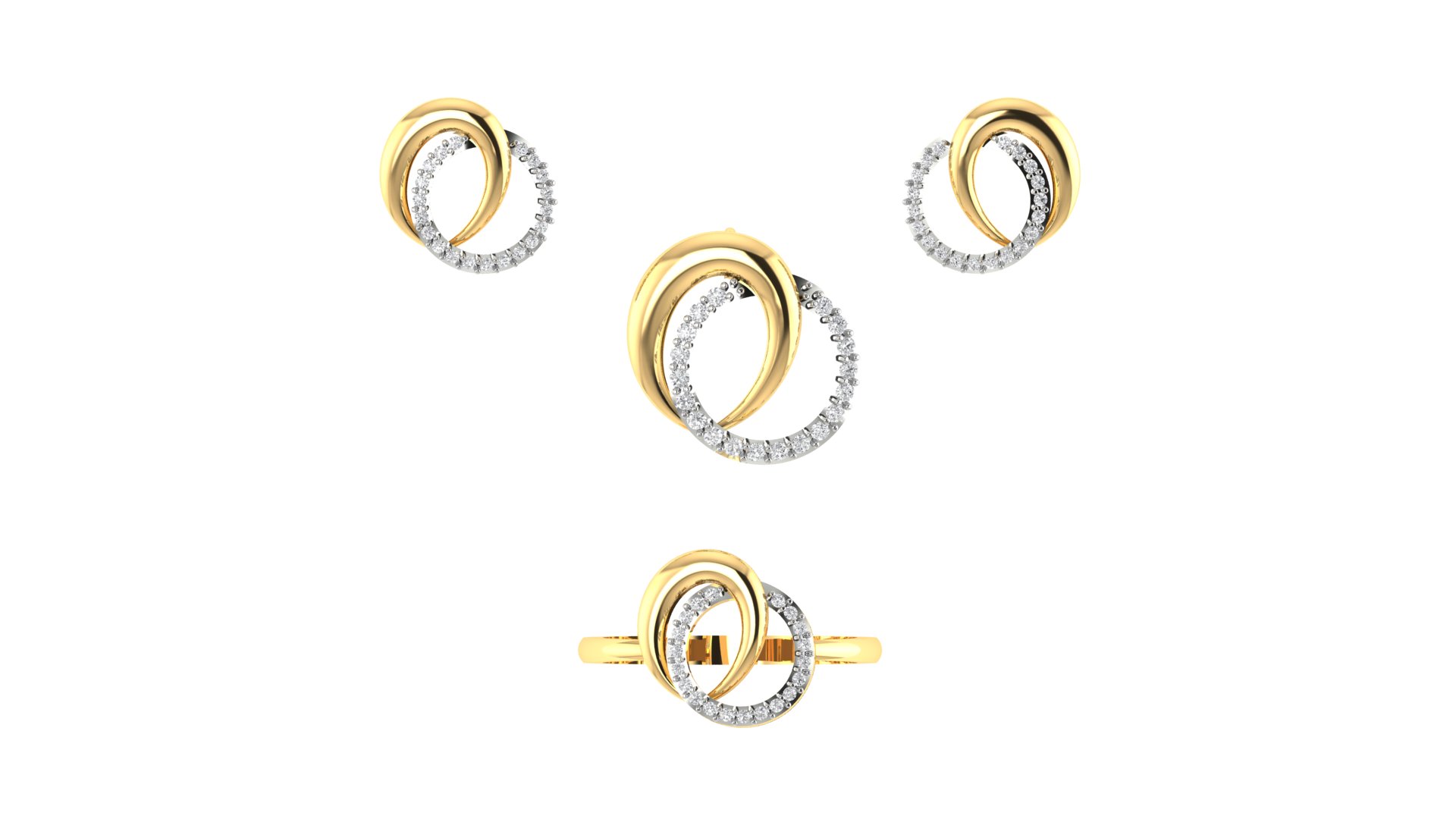 DPS (69) Diamond Pendent Set 69