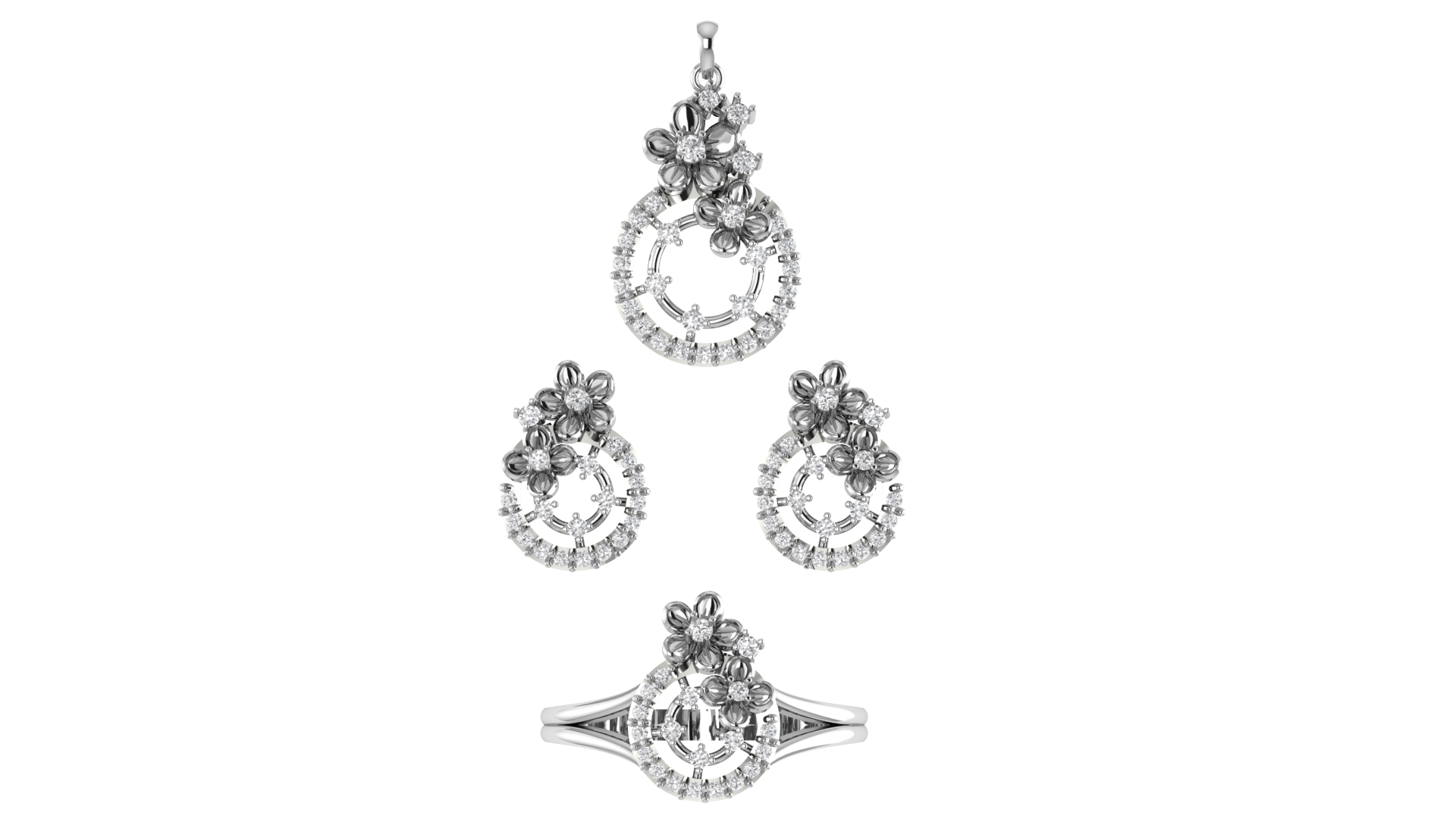 DPS (70) Diamond Pendent Set 70