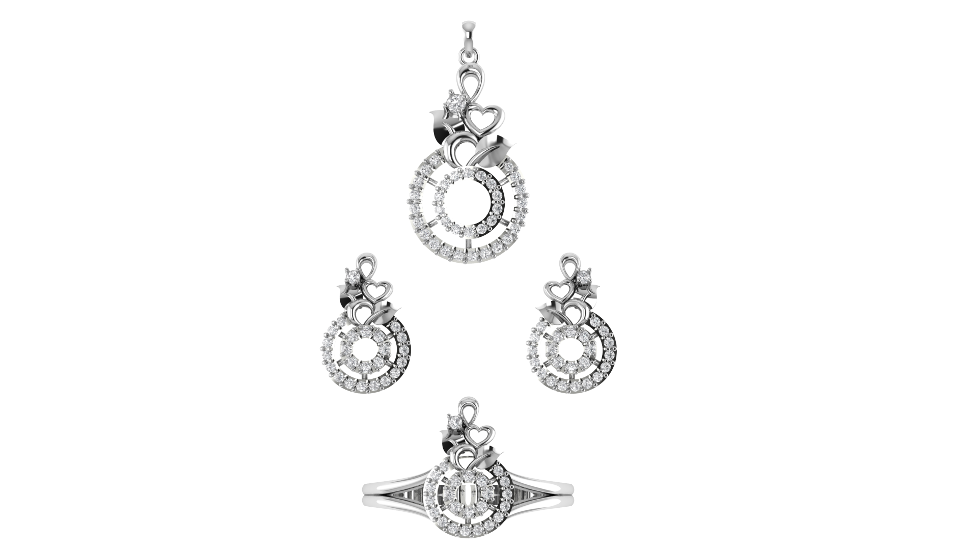 DPS (71) Diamond Pendent Set 71