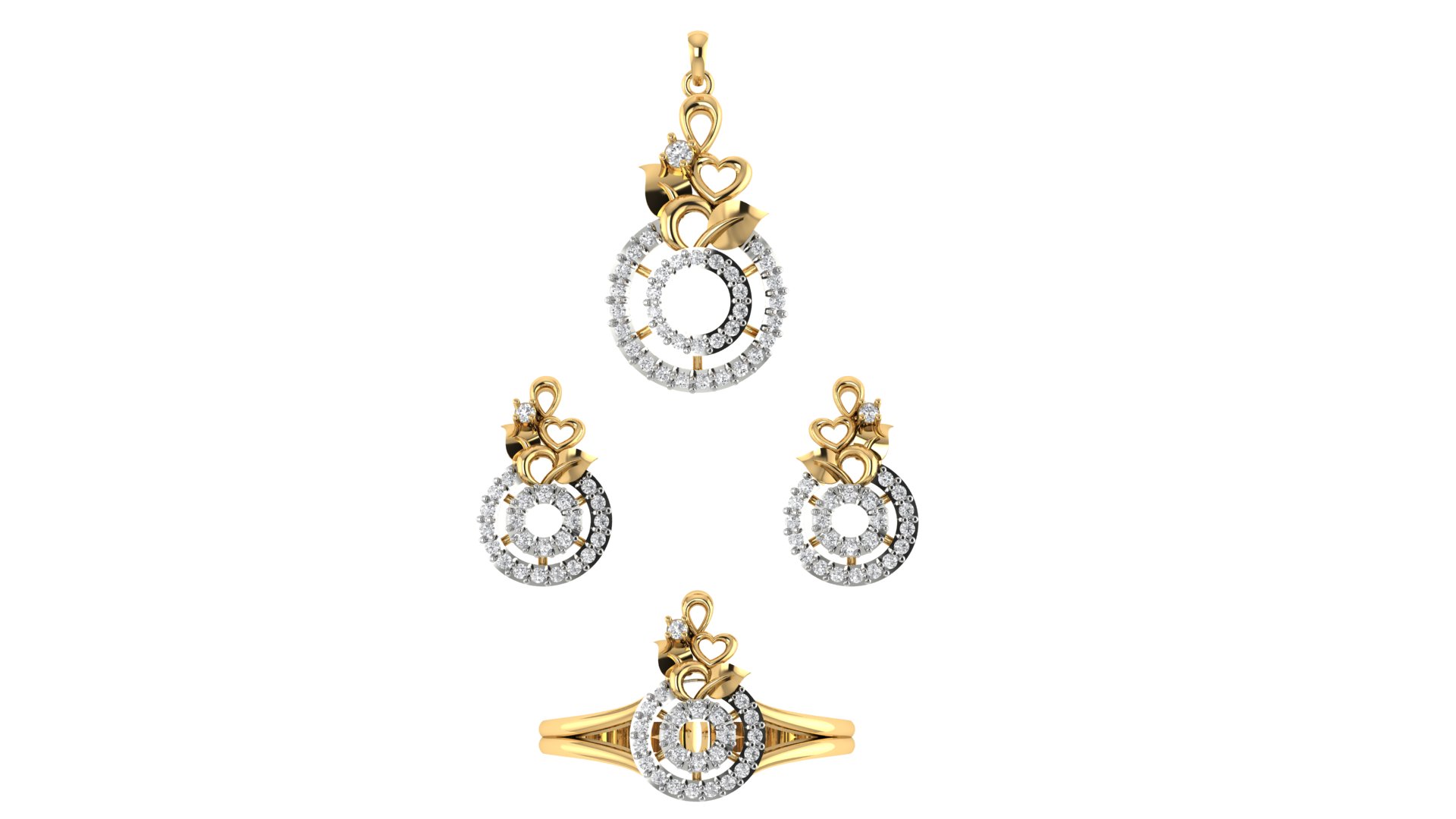 DPS (71) Diamond Pendent Set 71