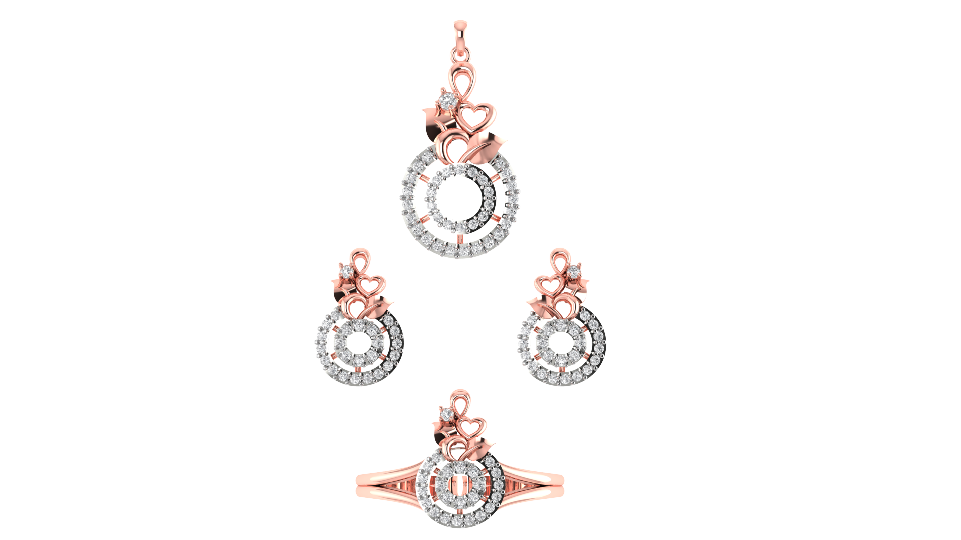 DPS (71) Diamond Pendent Set 71