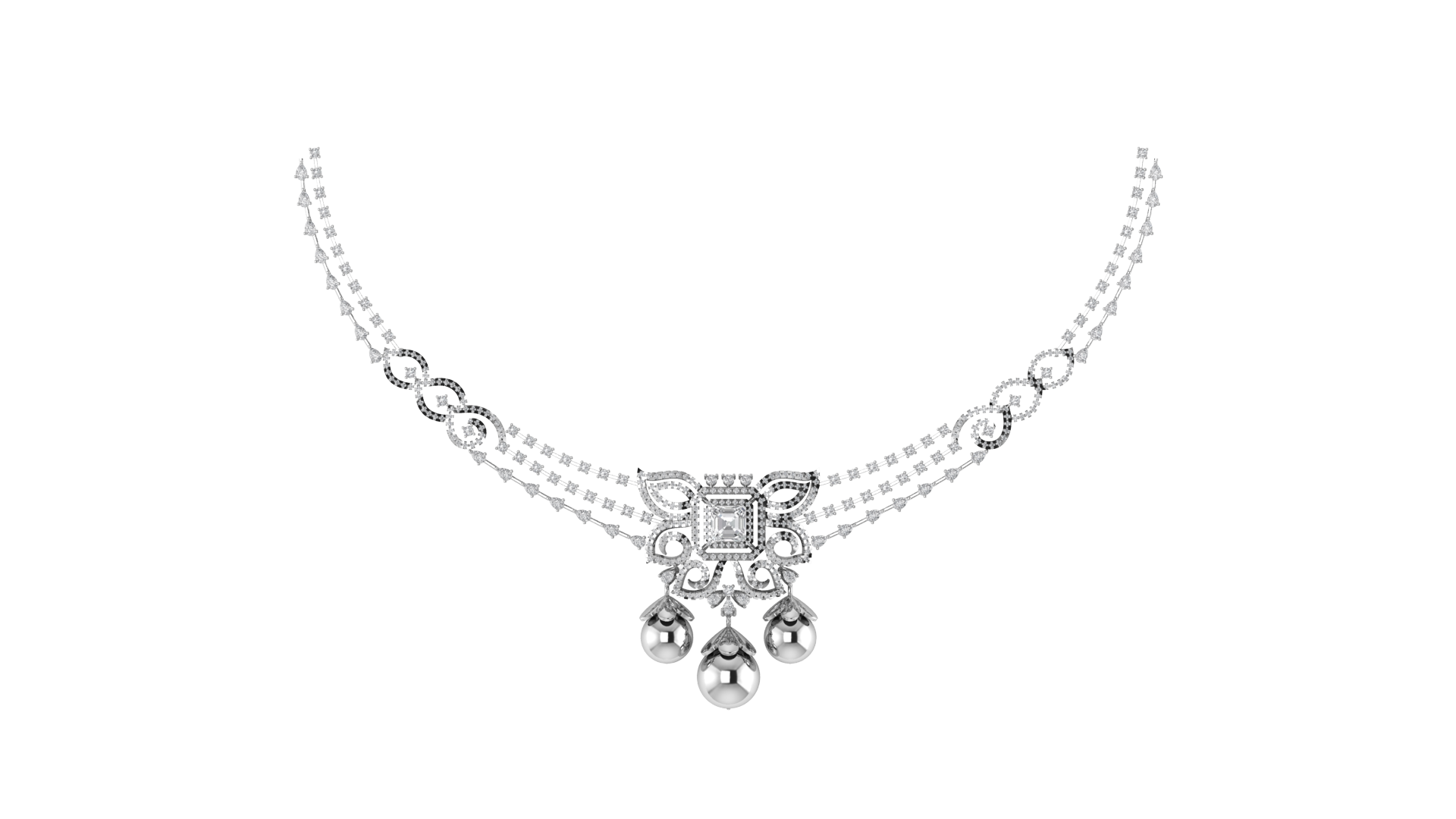 DNK (4) Diamond Necklace Set 4