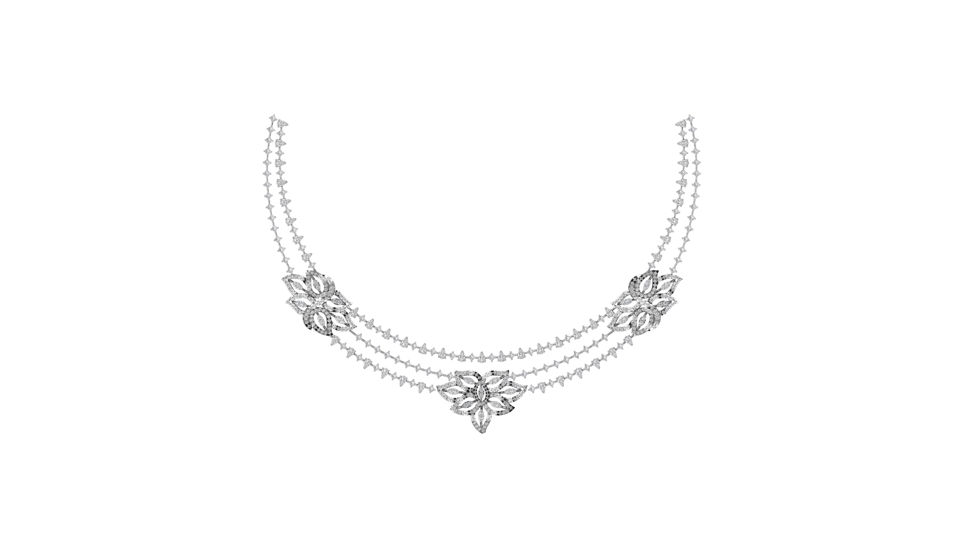 DNK (56) Diamond Necklace Set 56