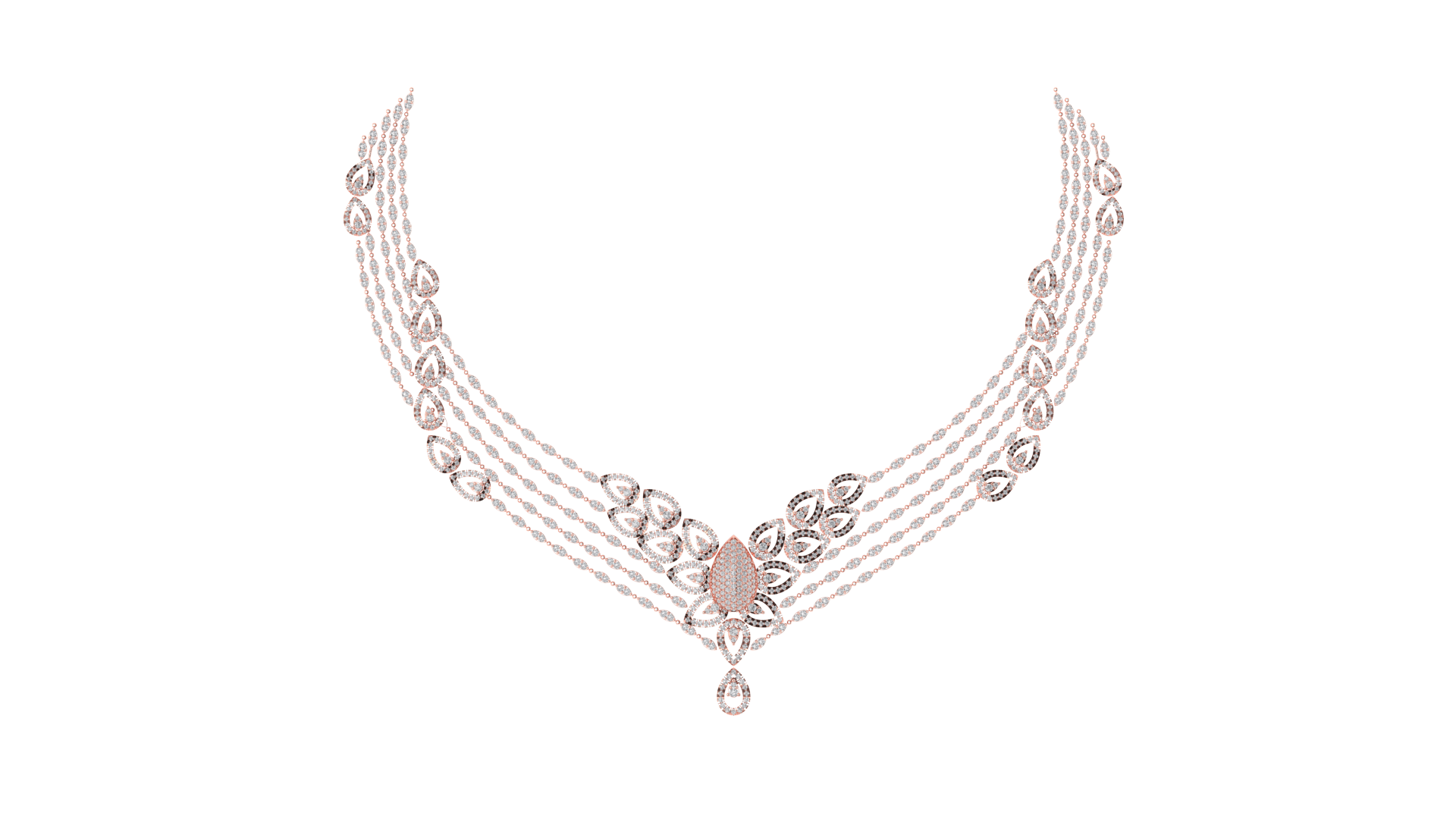 DNK (57) Diamond Necklace Set 57