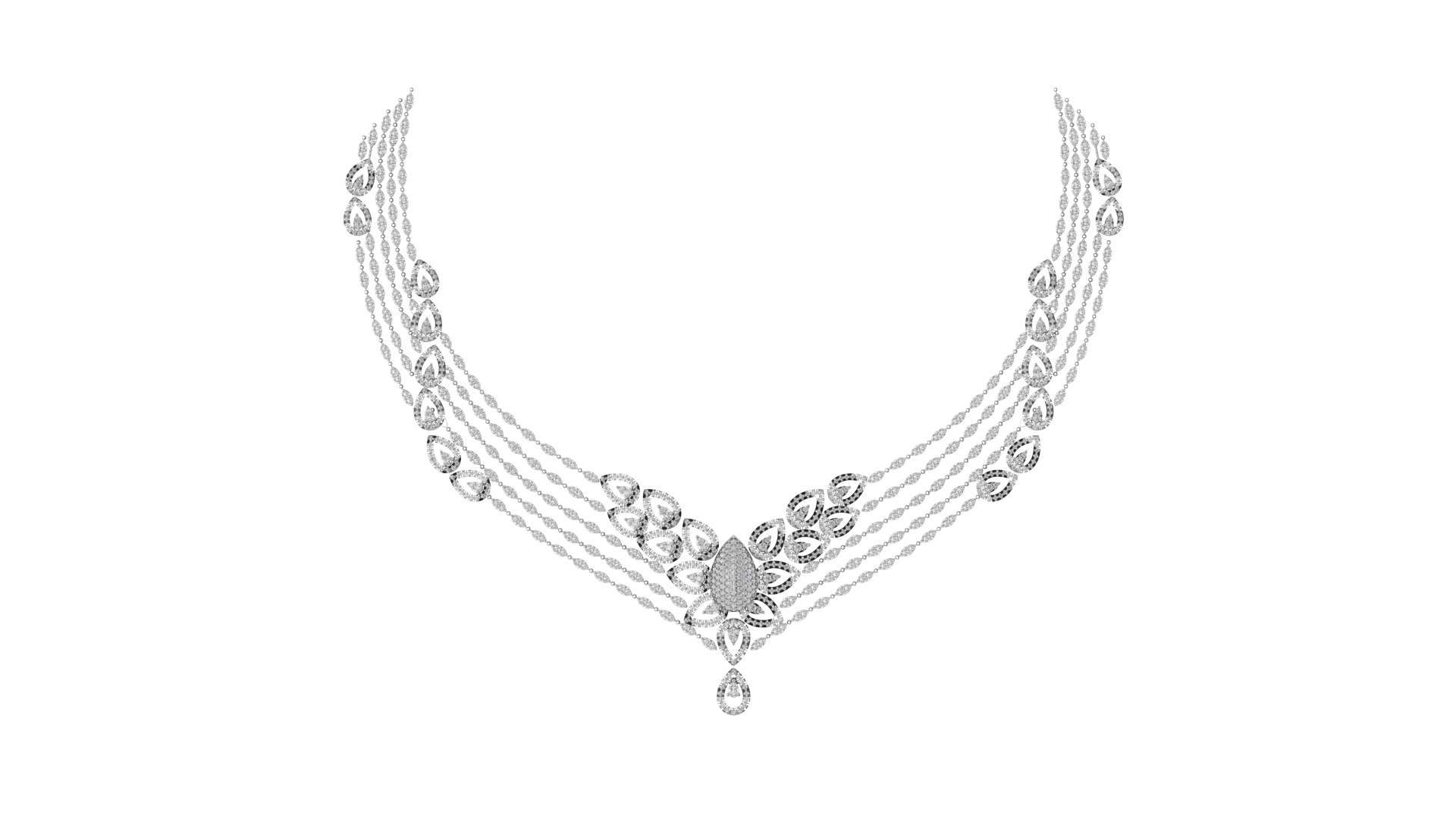 DNK (57) Diamond Necklace Set 57