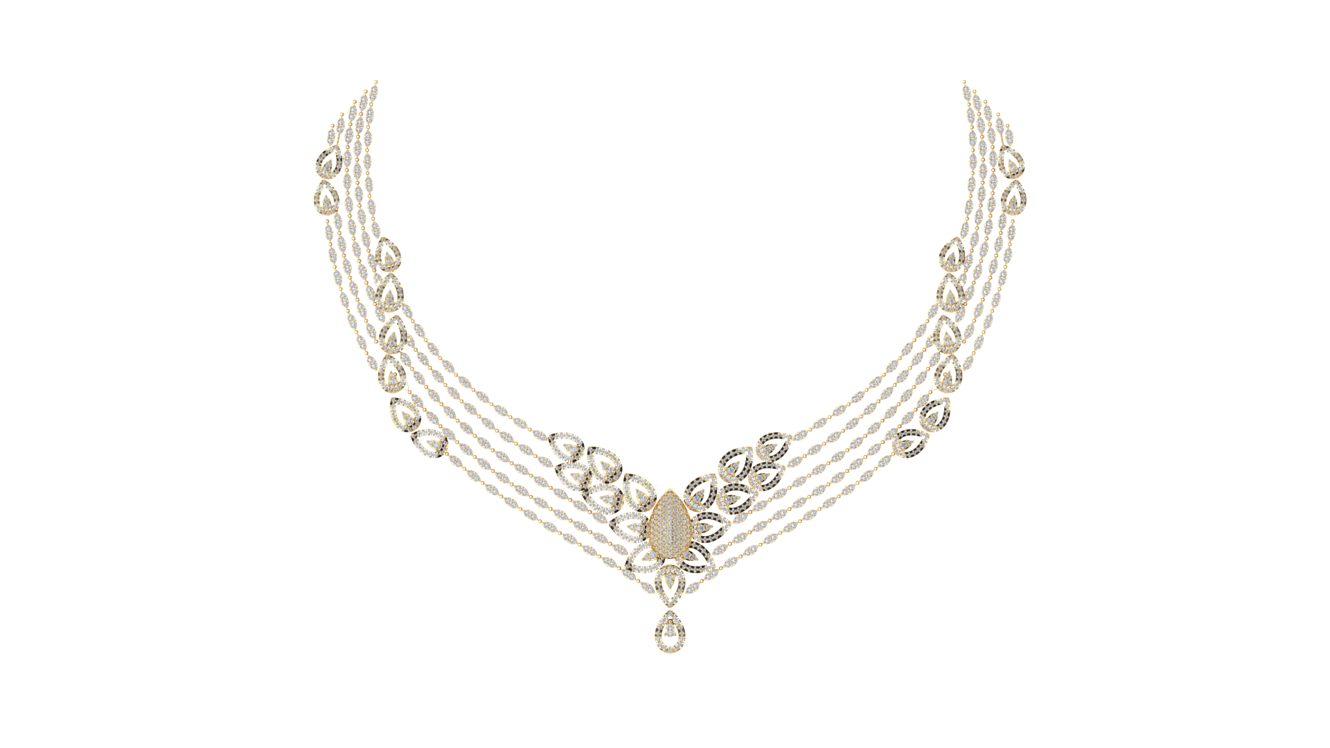 DNK (57) Diamond Necklace Set 57